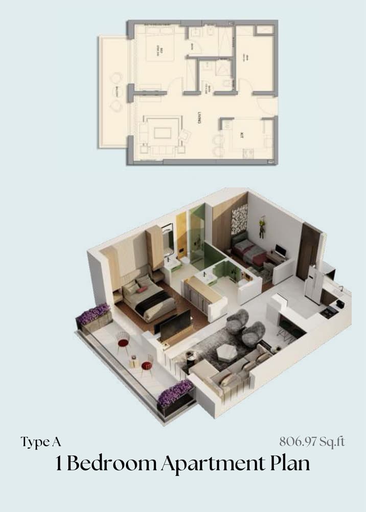 1 BR