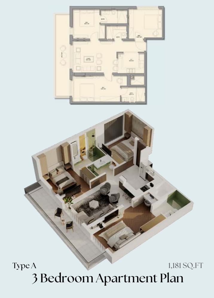3 BR