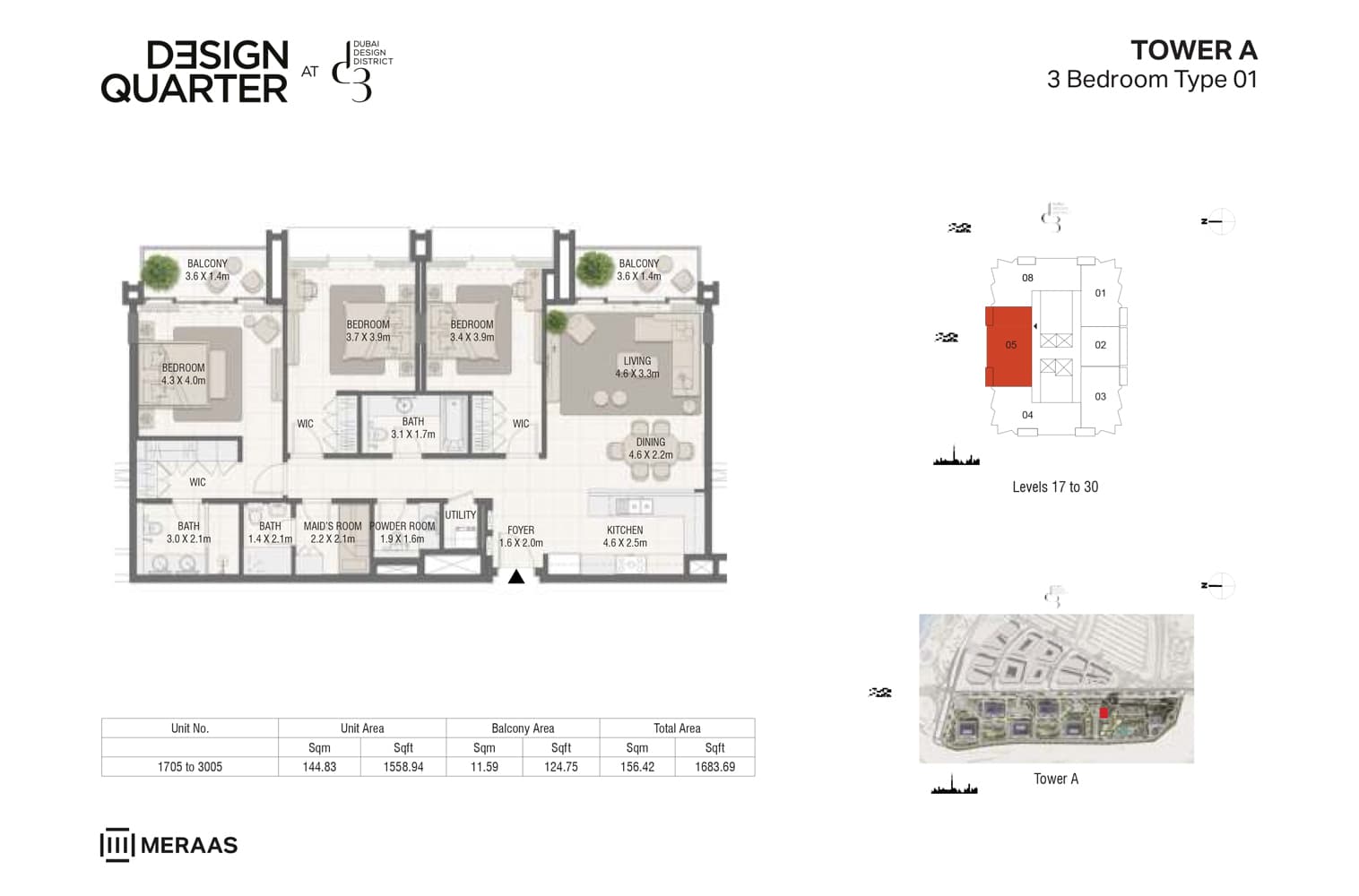 3 BR