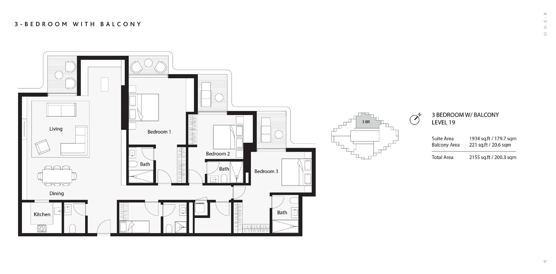 3 BR