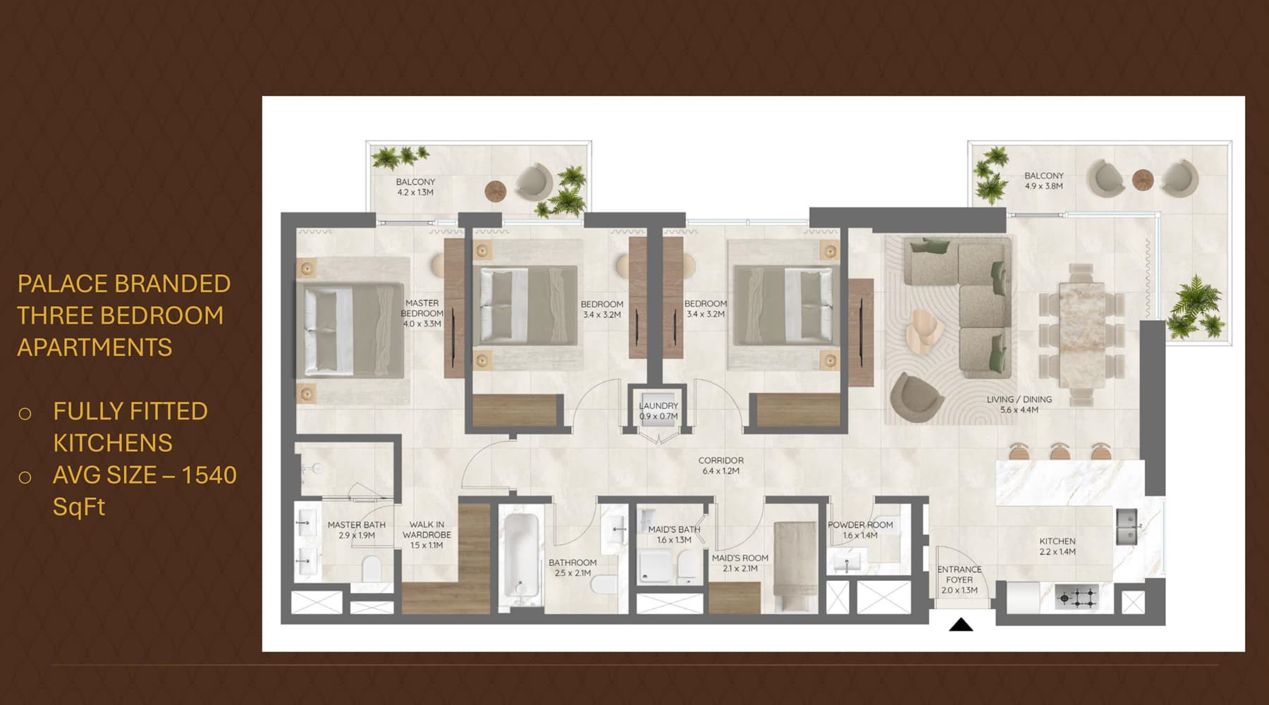 3 BR