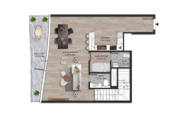 2 BR