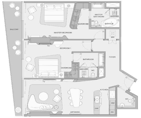 2 BR