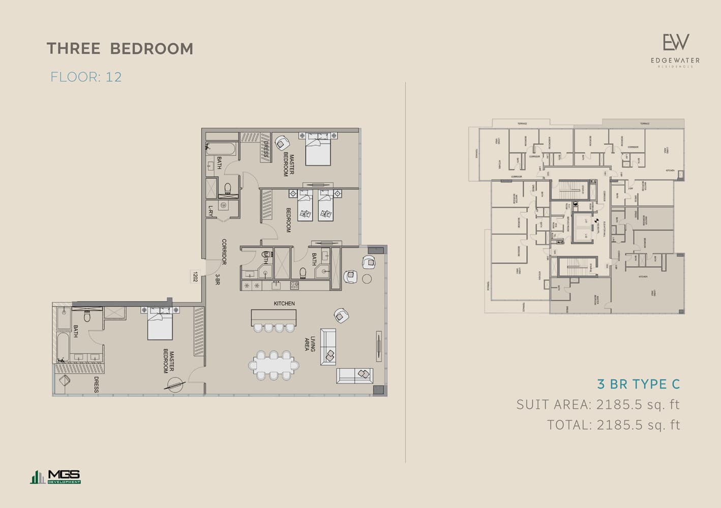 3 BR
