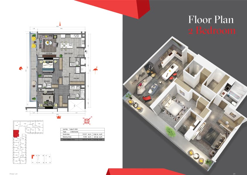 2 BR
