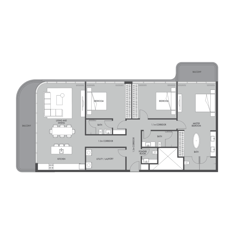3 BR