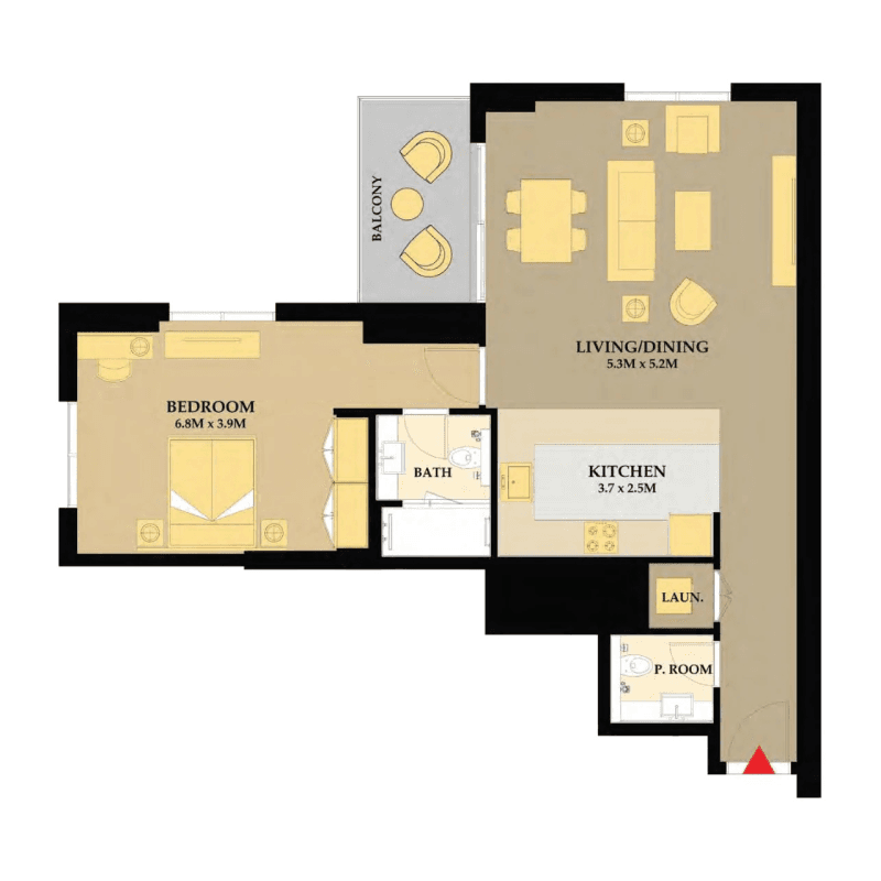 1 BR