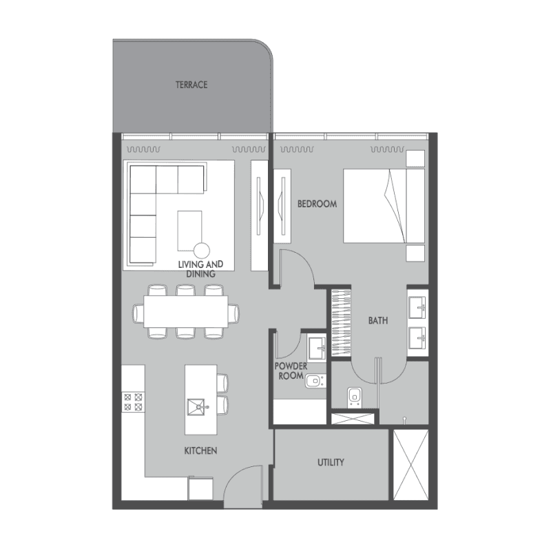 1 BR