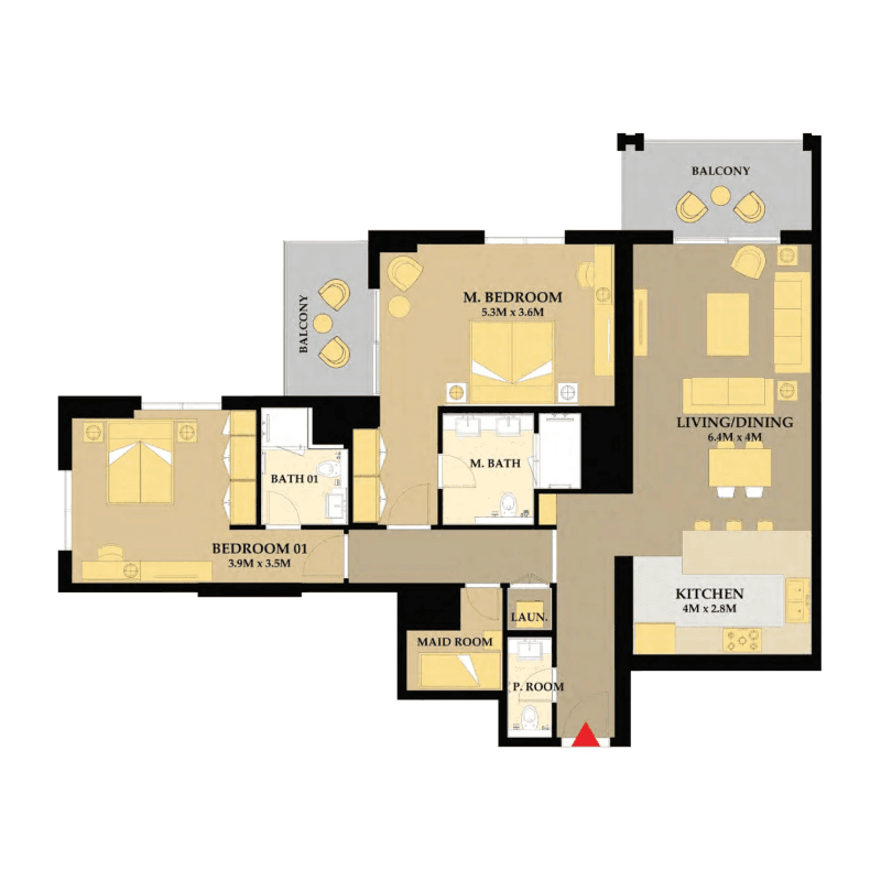 2 BR