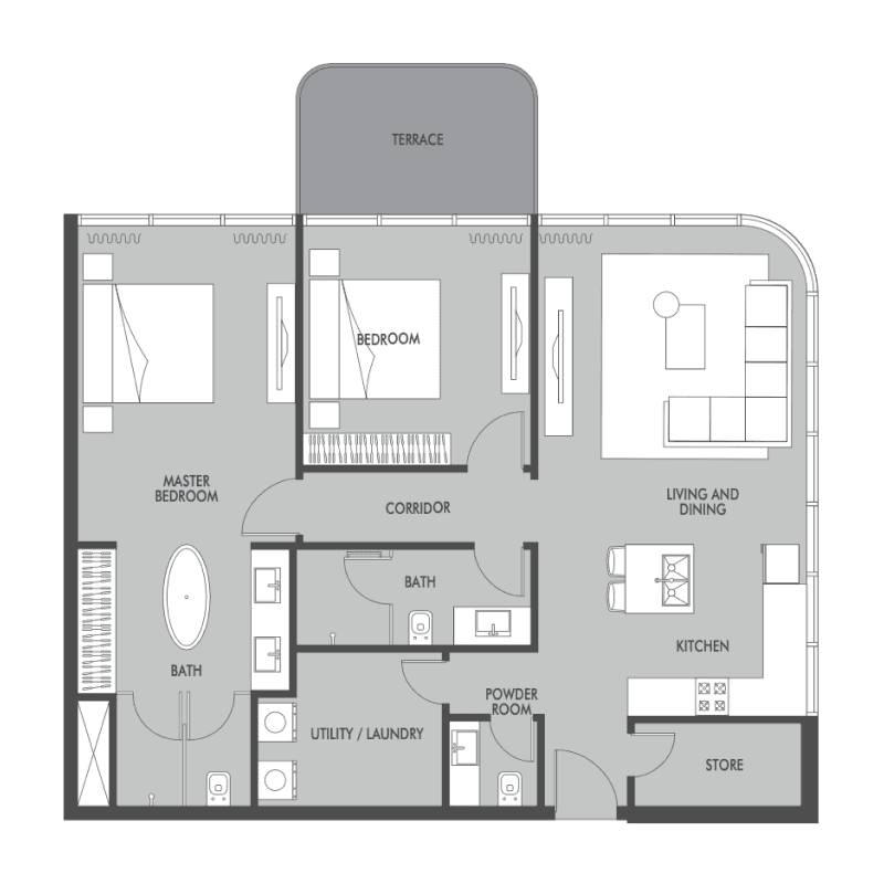 2 BR