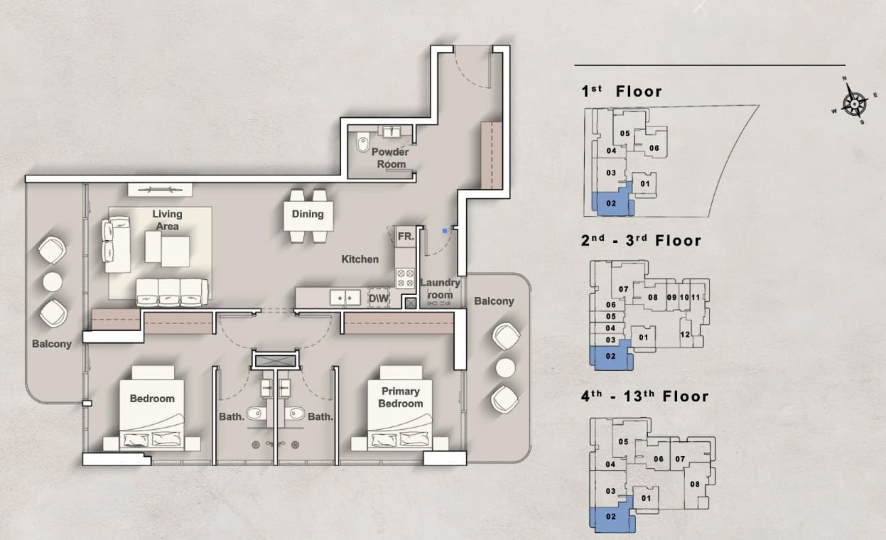 2 BR