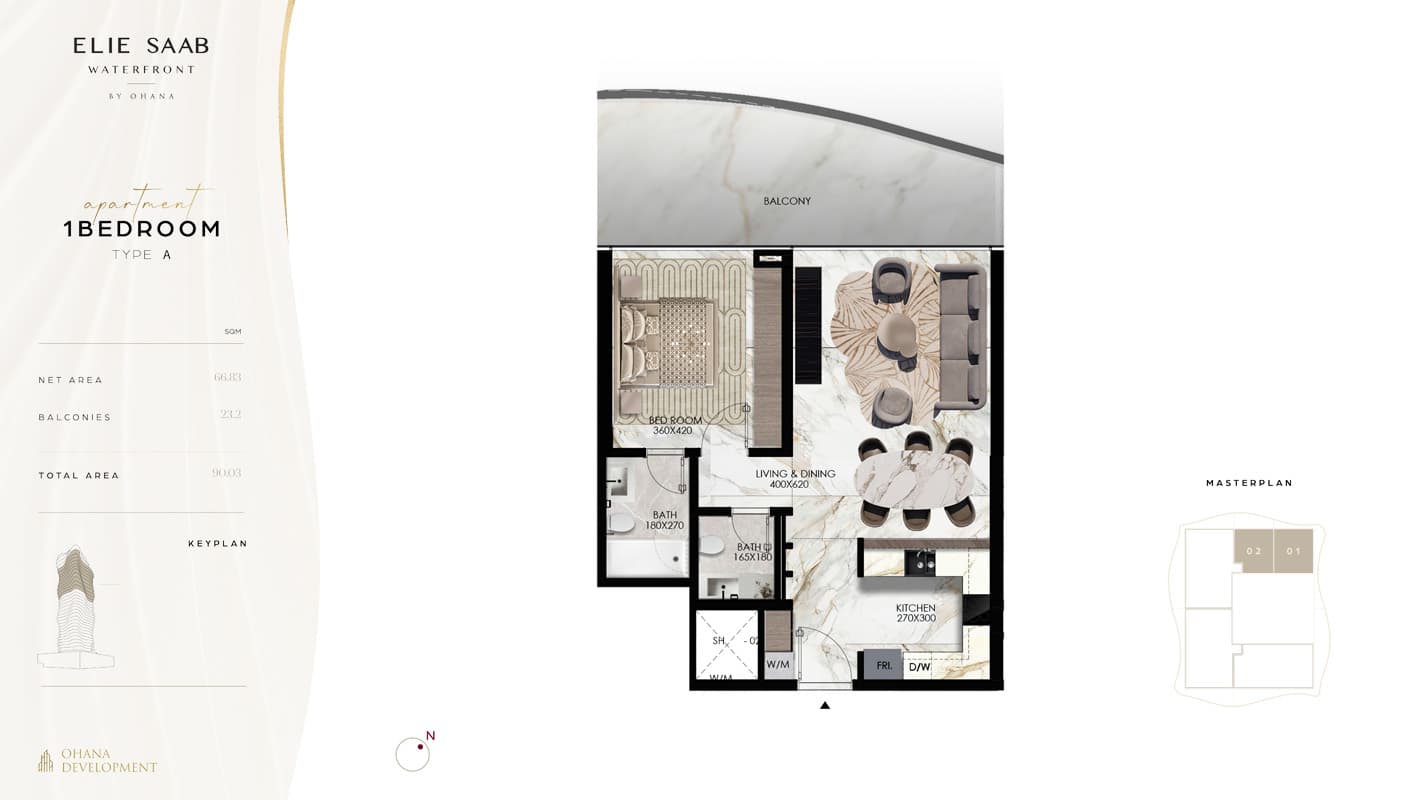 1 BR
