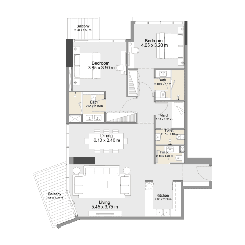 2 BR