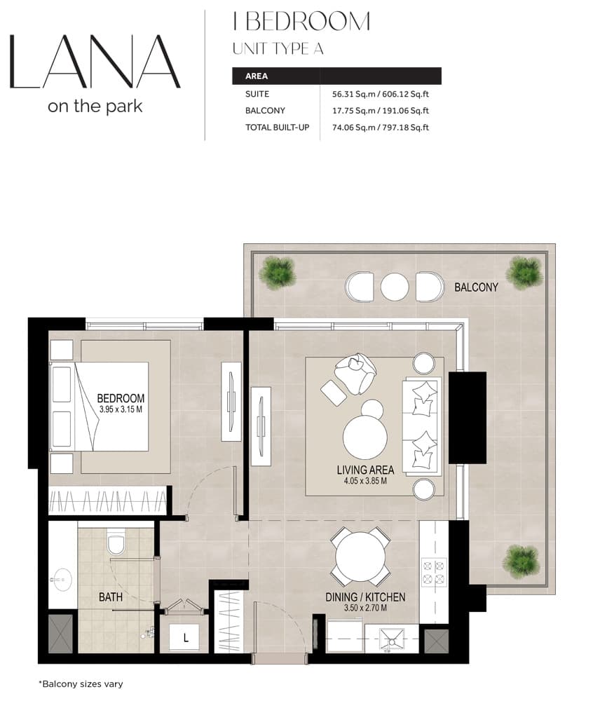 1 BR