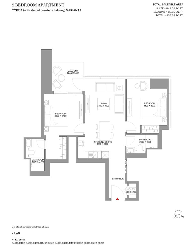 2 BR