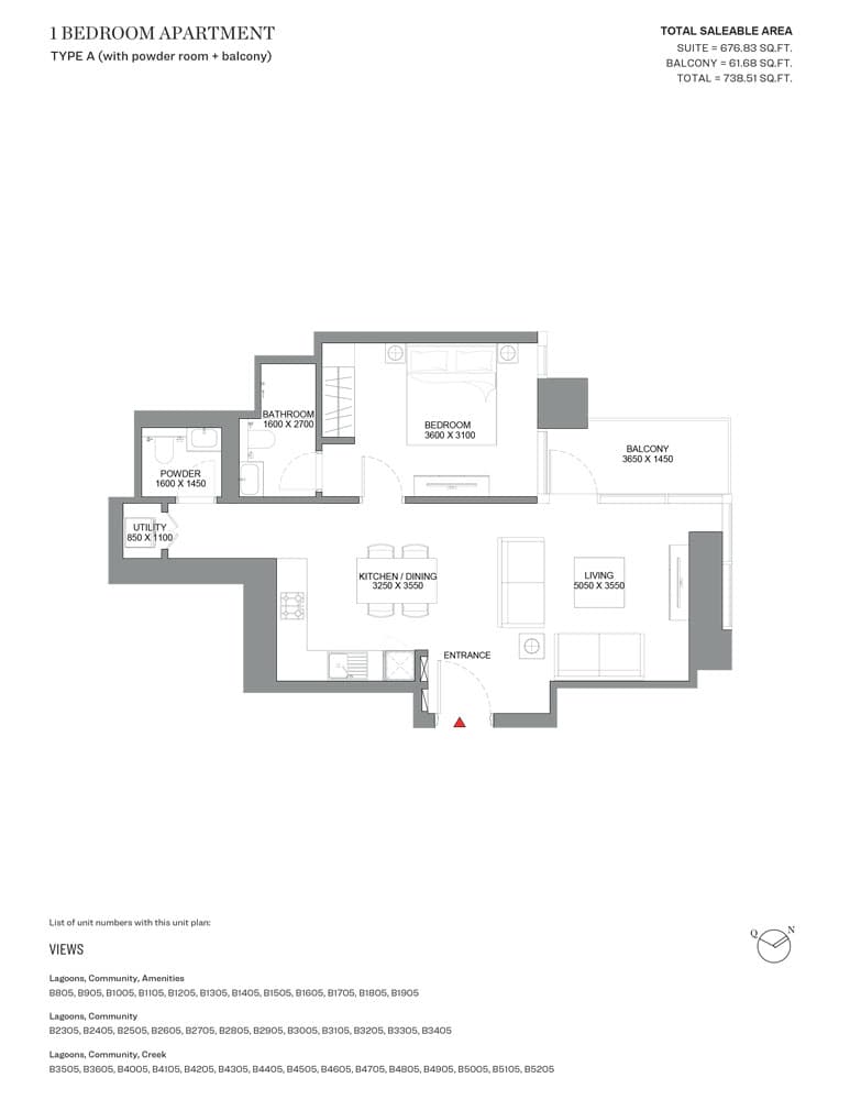1 BR