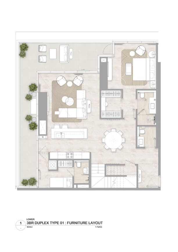 3 BR