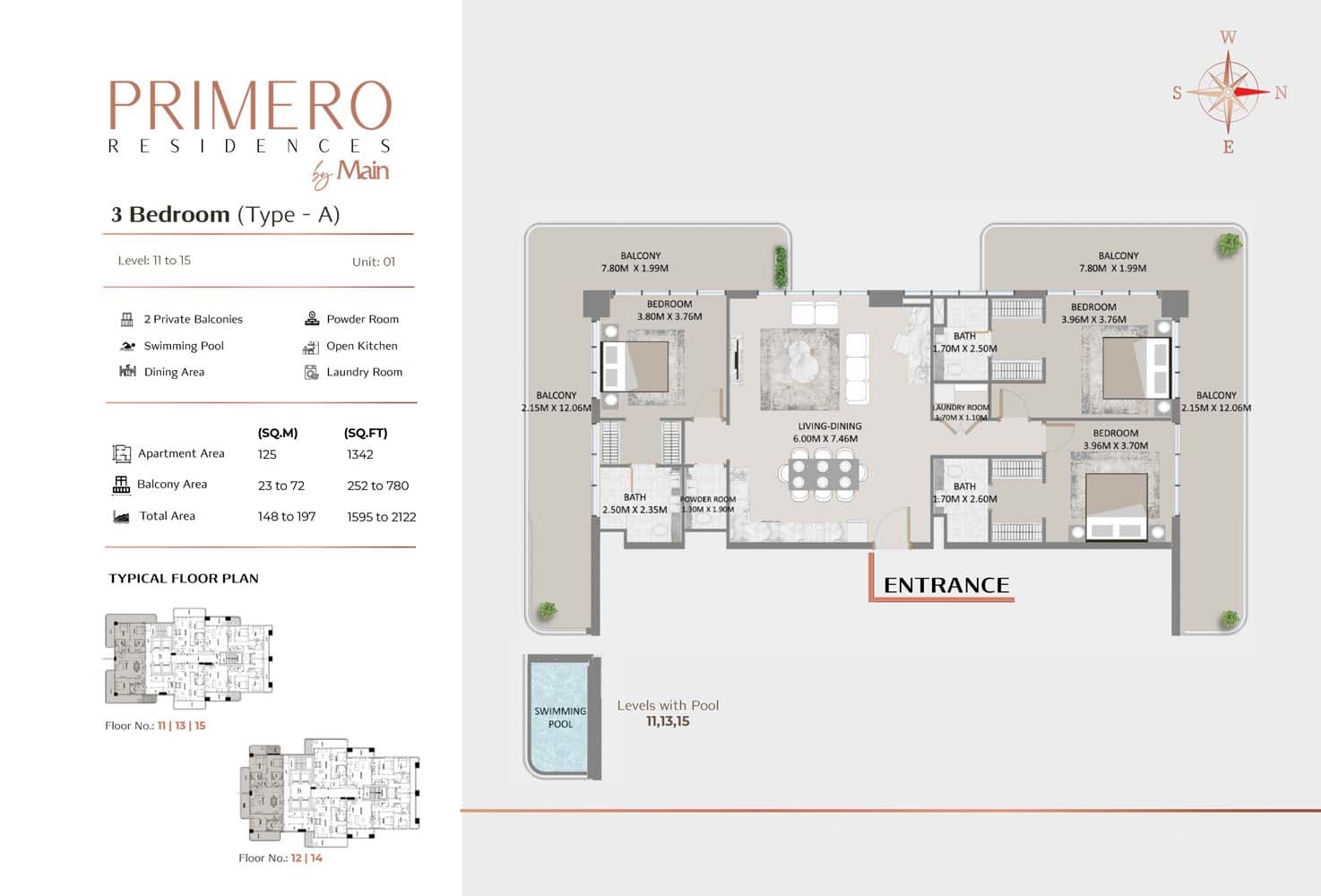 3 BR
