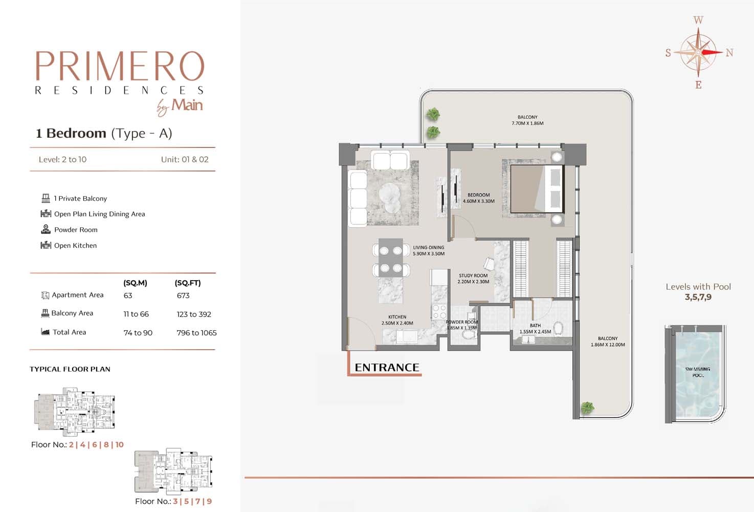 1 BR