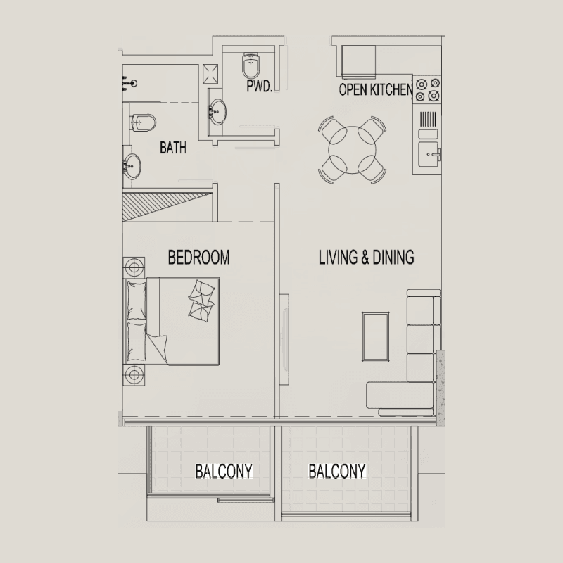 1 BR