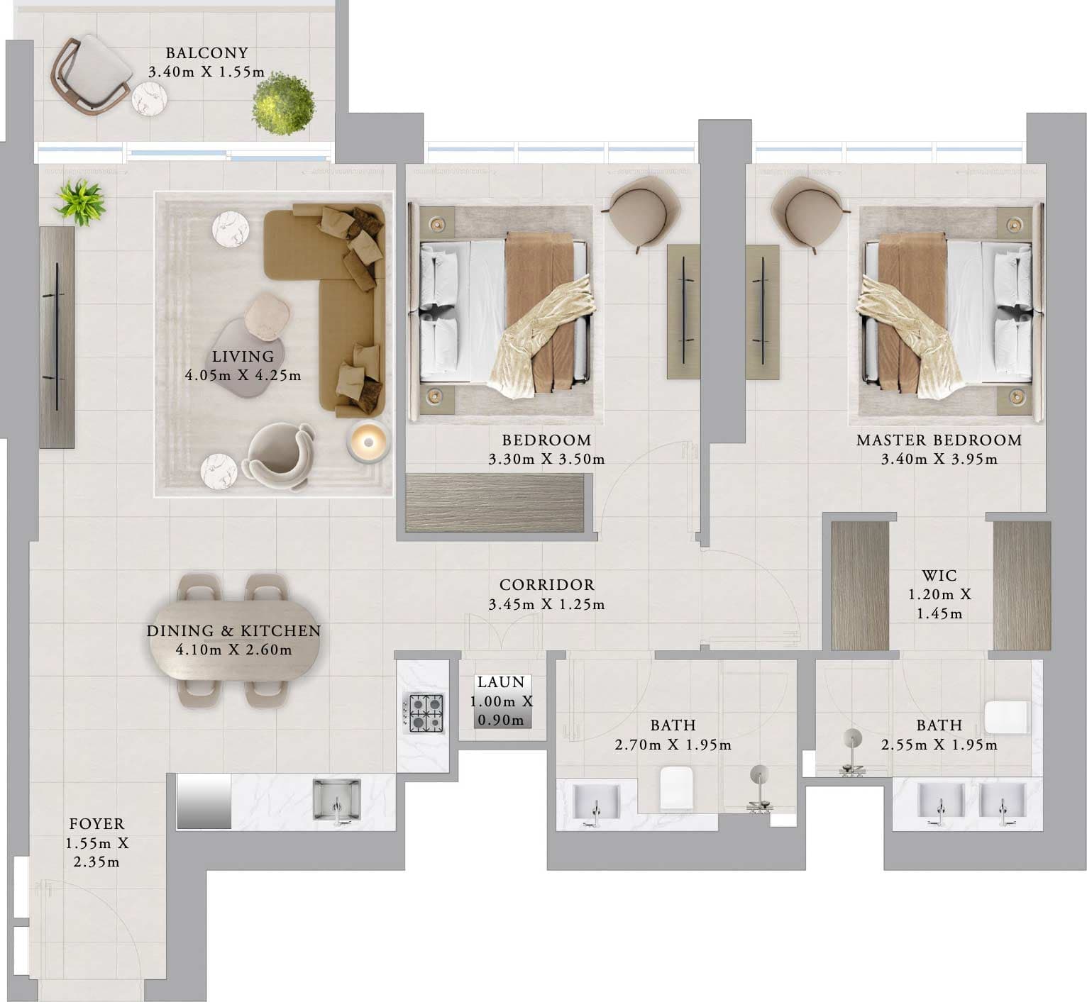 2 BR