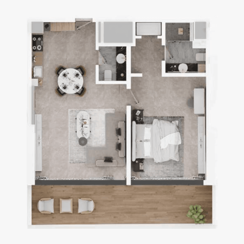 1 BR