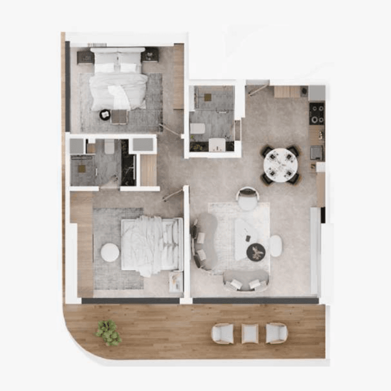 2 BR