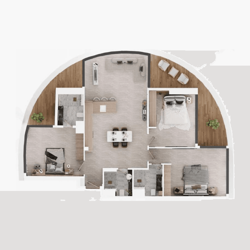 3 BR