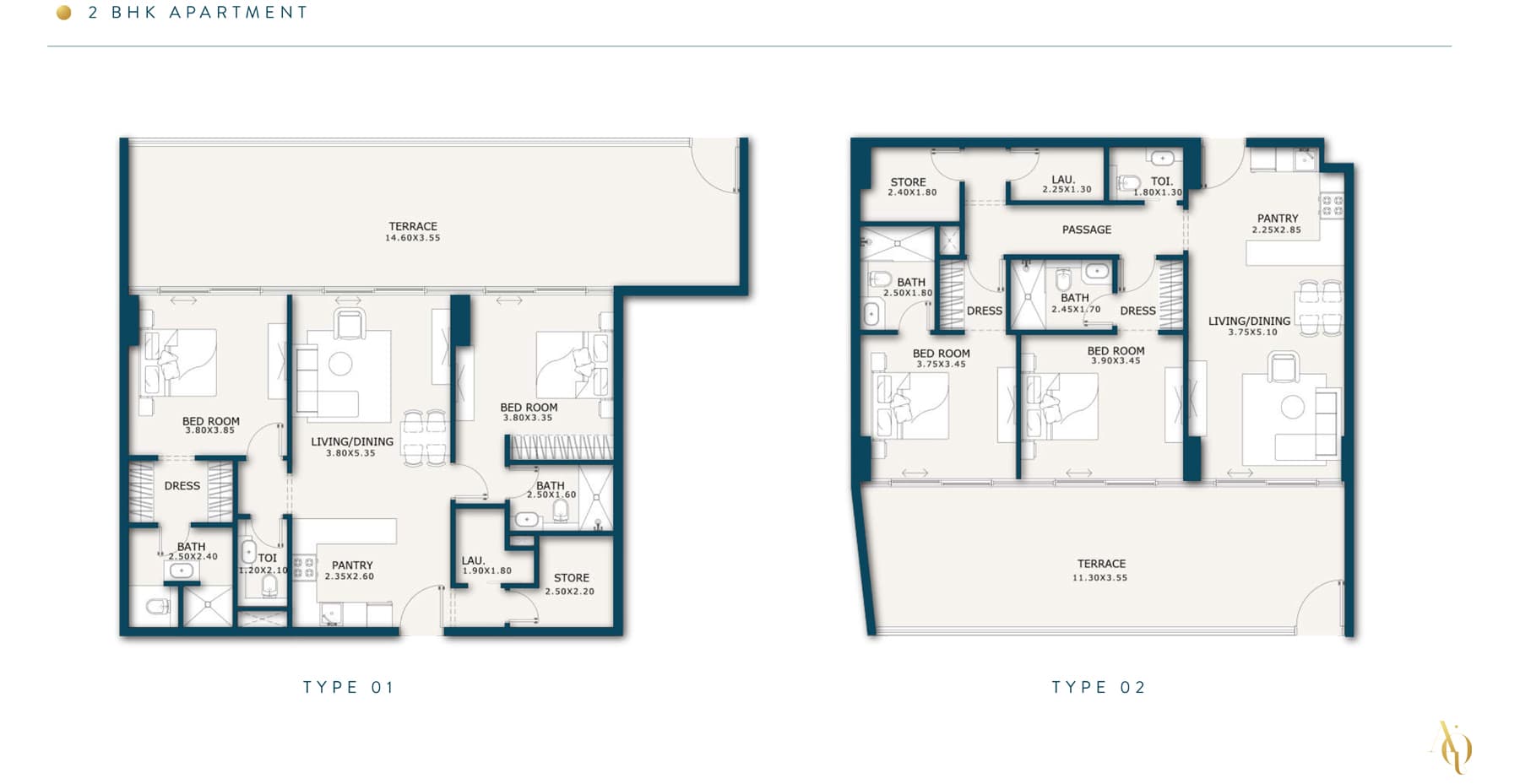2 BR