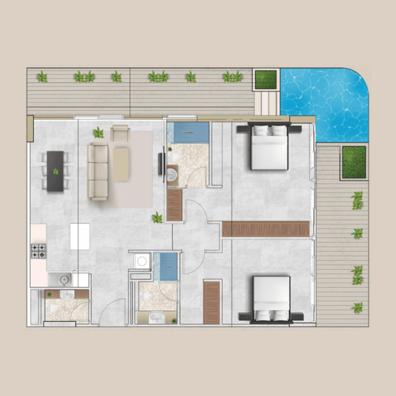 2 BR