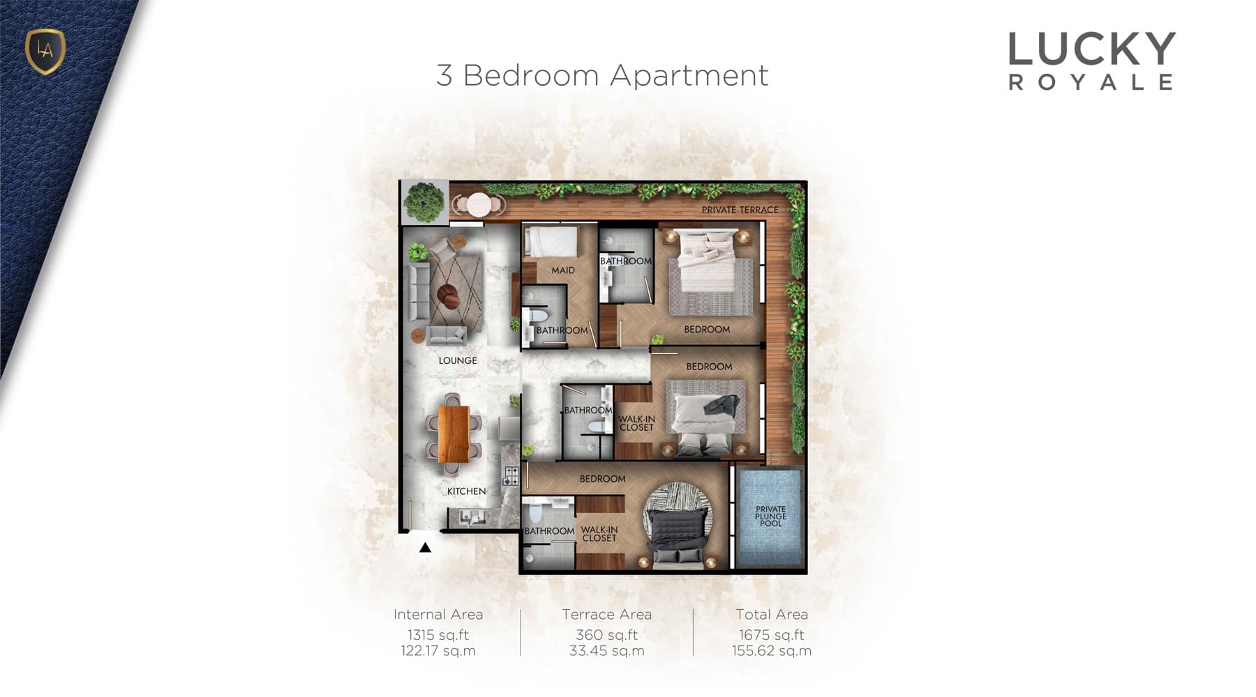 3 BR