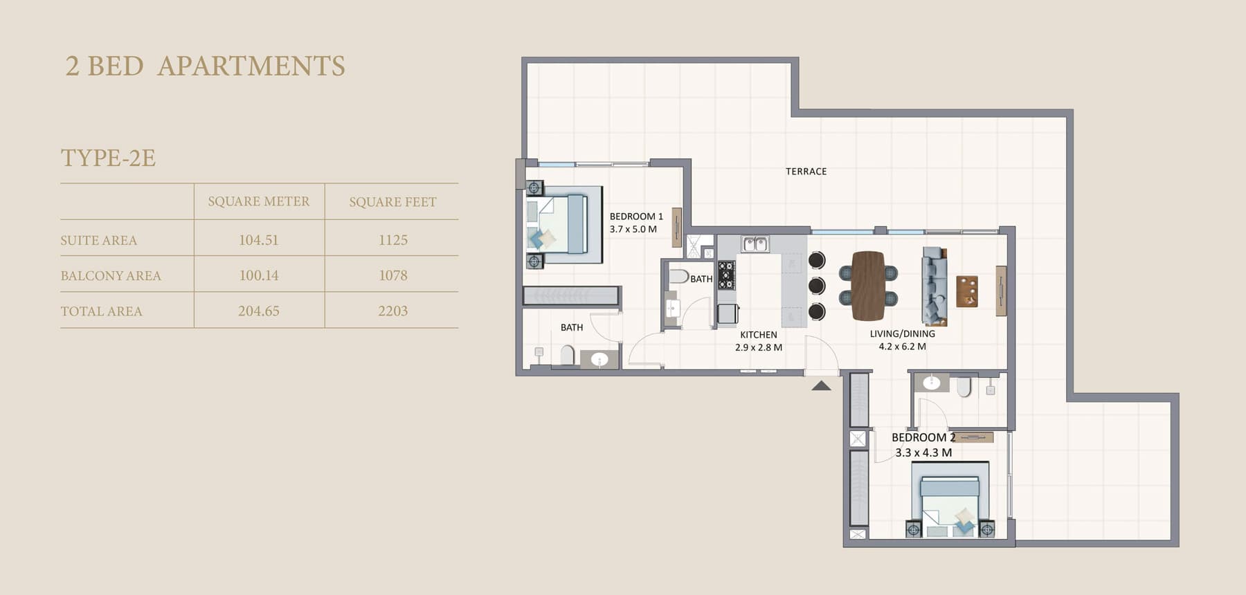2 BR