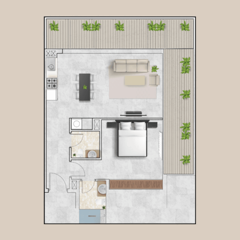 1 BR