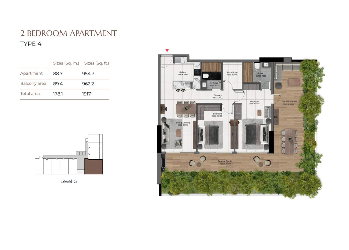 2 BR
