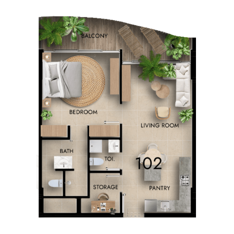 1 BR