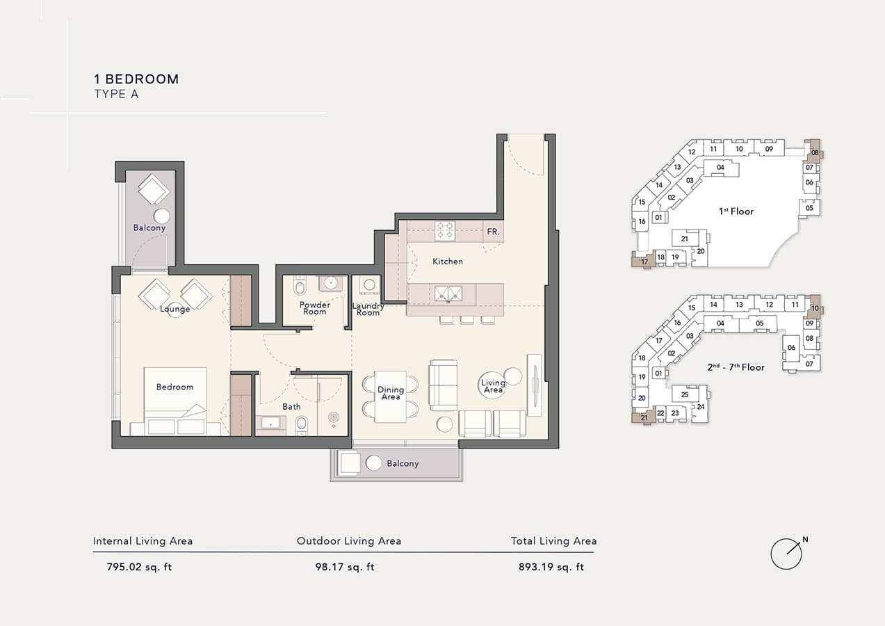 1 BR