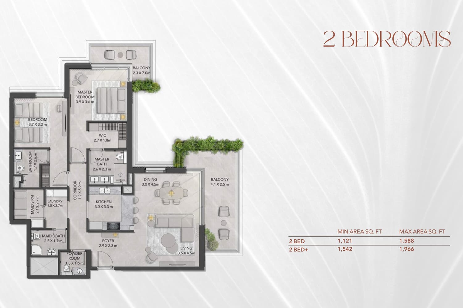 2 BR