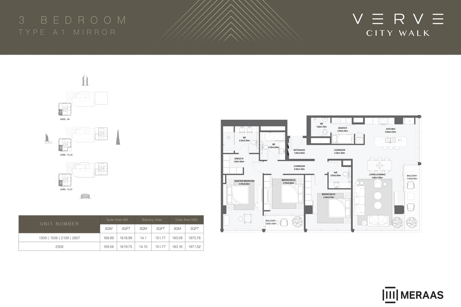 3 BR