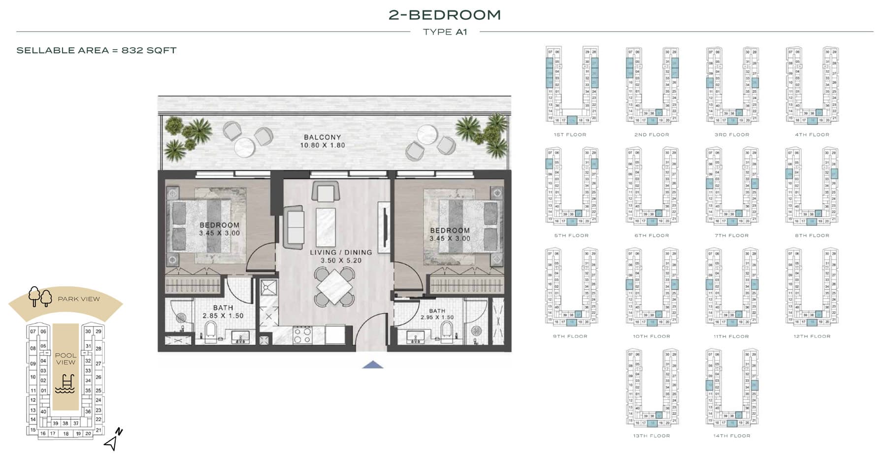 2 BR