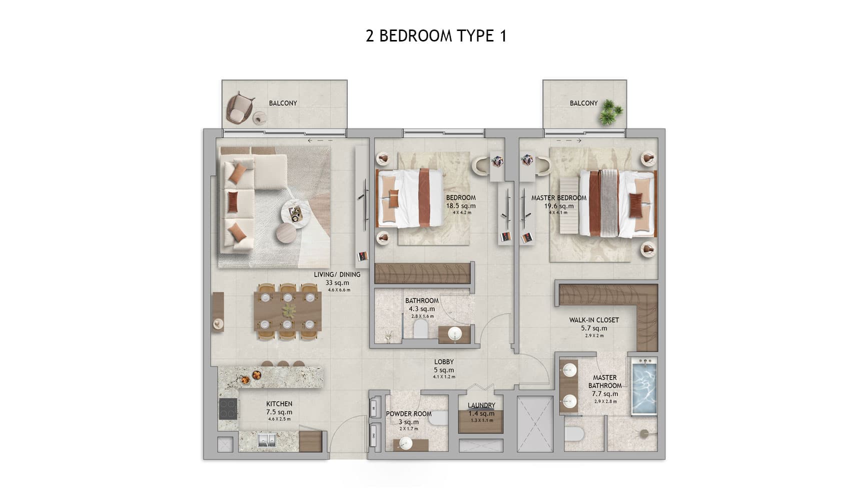 2 BR