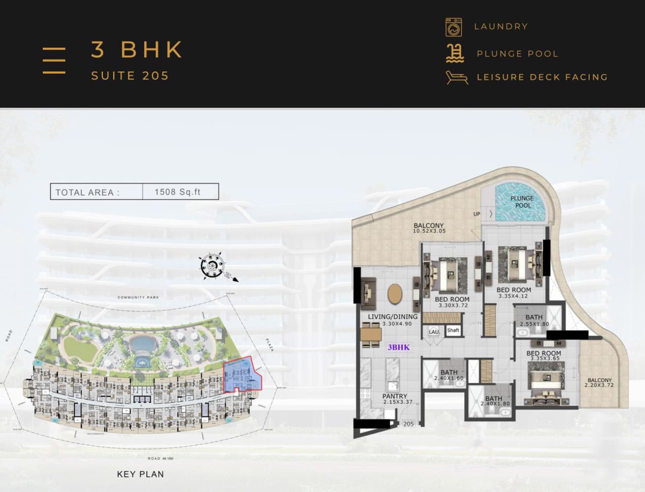 3 BR