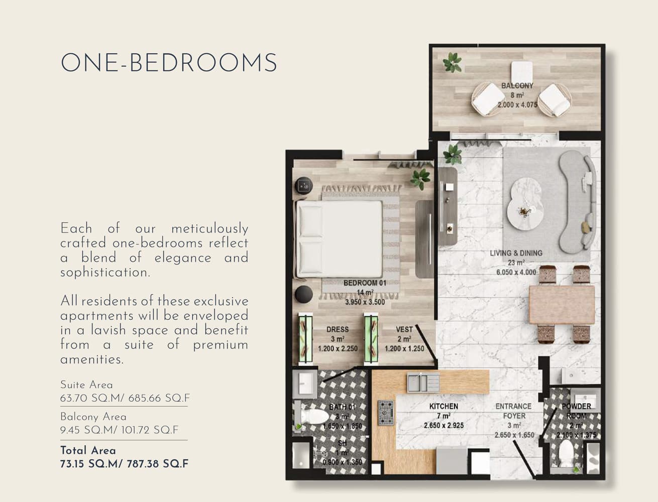 1 BR