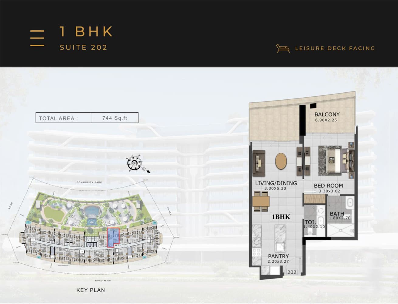 1 BR