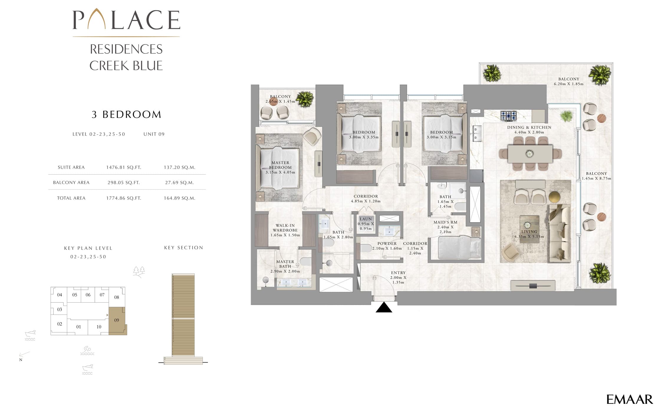 3 BR