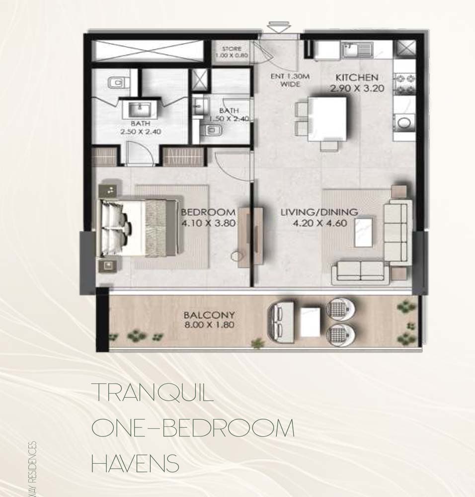 1 BR