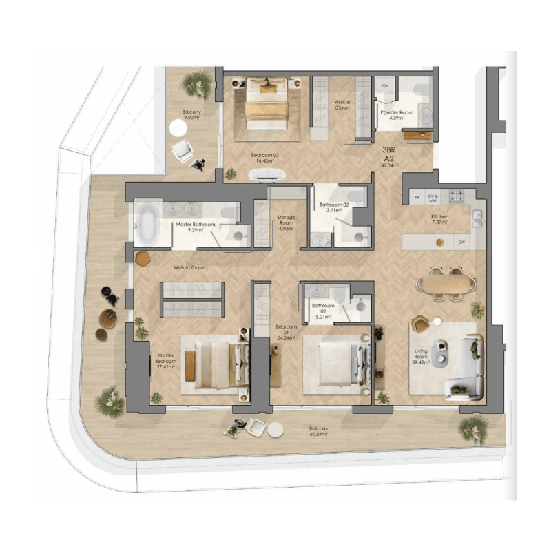 3 BR 