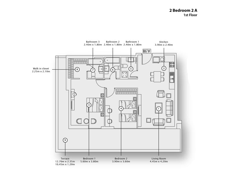 2 BR