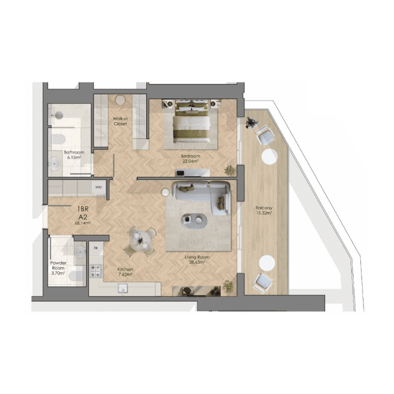 1 BR