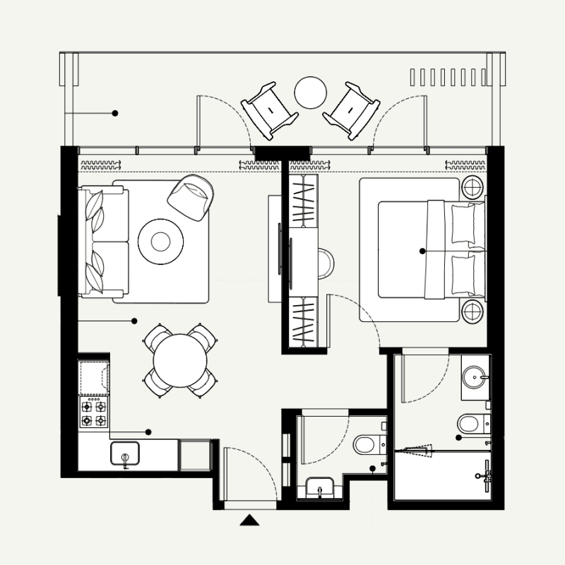 1 BR