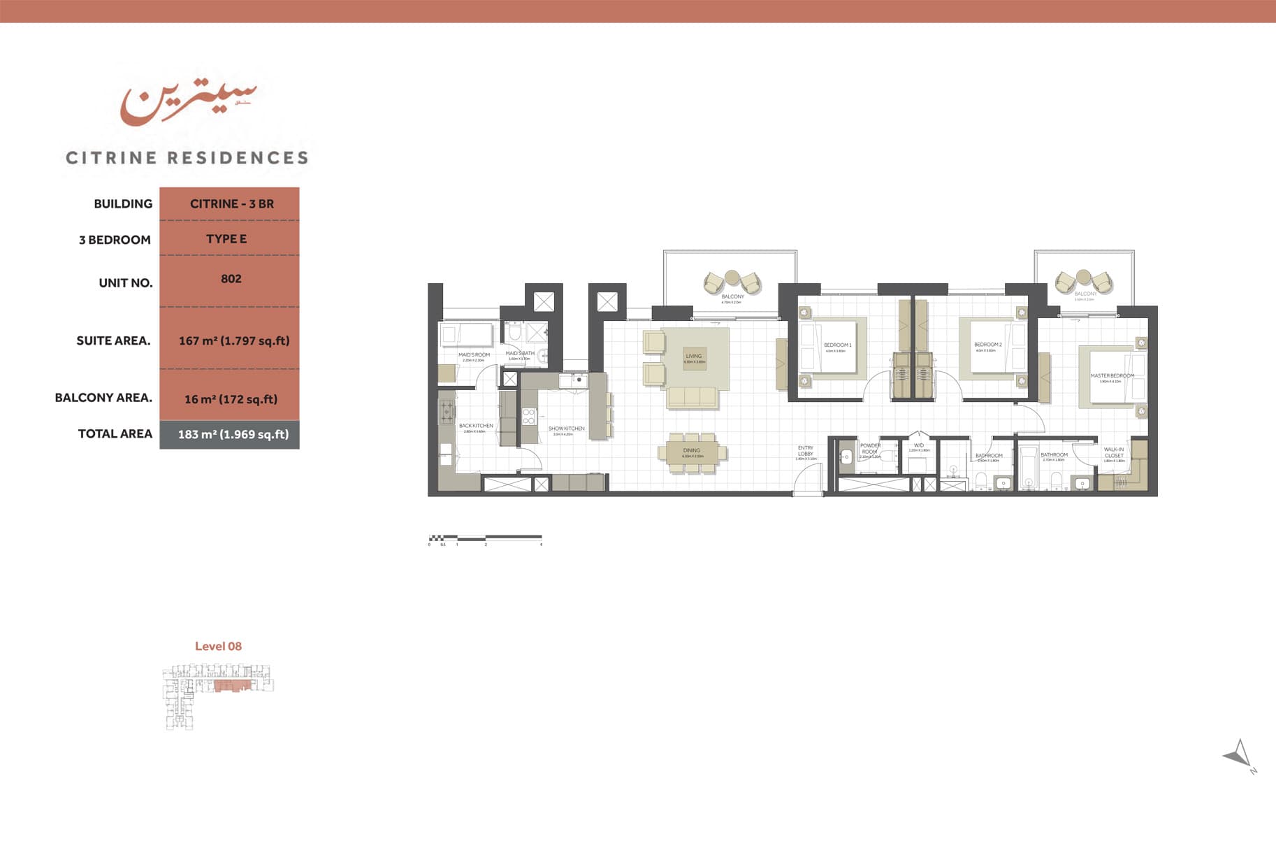 3 BR